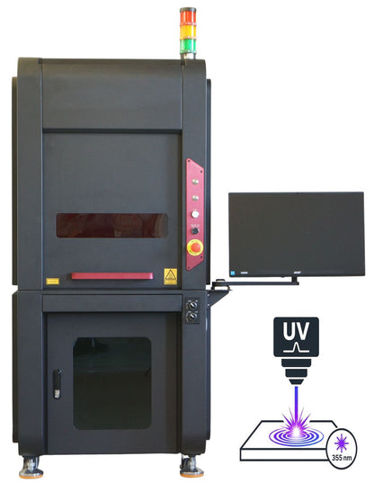 UV Laser-Graviermaschine XL - UV (355 nm) Beschriftungslaser XL für Metall und Kunststoff im großen Gehäuse