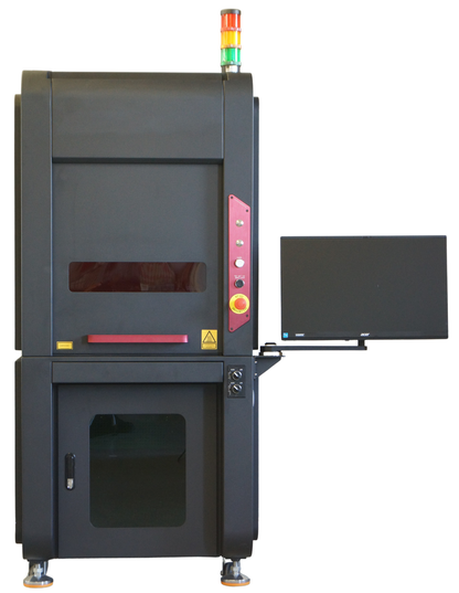 Laser-Graviermaschine XL - Beschriftungslaser XL mit MoPa Faserlaser für Metall und Kunststoff im großen Gehäuse