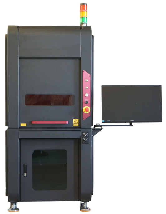 Laser-Graviermaschine XL - Beschriftungslaser XL mit MoPa Faserlaser für Metall und Kunststoff im großen Gehäuse